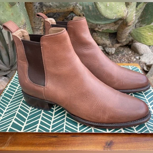 Tecovas Chance Chelsea Boot, Brandy, size 11.5 - Picture 2 of 6